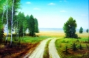 Картина «Дорога к полю», художник Морозов Александр, 0 грн.