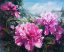 Картина «Бабусині квіти П.З.», художник Степанюк Татьяна, 0 грн.