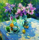 Картина «Сирень в саду», художник Криушин Александр, 0 грн.
