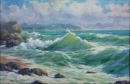 Картина «Морской берег», художник Юшко Ю.Г. з.х.у., 0 грн.