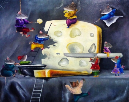 Картина Мышки и сыр