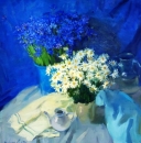 Картина «Синє простирадло», художник Волошко Карина, 0 грн.
