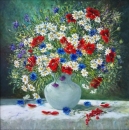 Картина «Букет полевых цветов», художник Лазуко Ю.В., 0 грн.