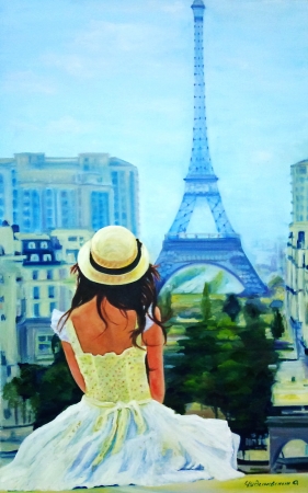 Картина Парижанка
