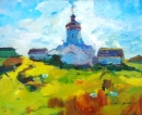 Картина «Церквушка», художник Моисеенко Мария, 0 грн.