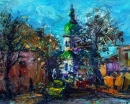 Картина «Фроловская улица. Киев», художник Пуханова Лариса, 0 грн.