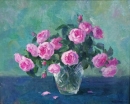 Картина «Садовые розы», художник БО, 0 грн.