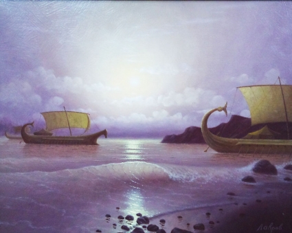Картина Финикийские корабли