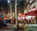 Картина «Вечер в Париже», художник Петровский Виталий, 0 грн.