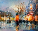 Картина «Бульвар Сен-Мартин. Париж», художник Петровский Виталий, 0 грн.