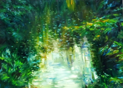 Картина Блики на воде