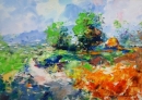Картина «Весенний пейзаж», художник ПВИ, 2000 грн.