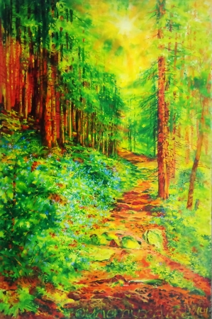 Картина Солнечный лес