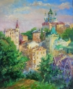Картина «Вид на Андреевскую церковь», художник Кутилов Казимир, 0 грн.