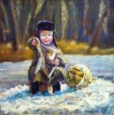 Картина «На рыбалке», художник Матусевич Ирина, 0 грн.