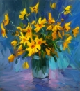 Картина «Осінні квіти», художник ДИ, 0 грн.