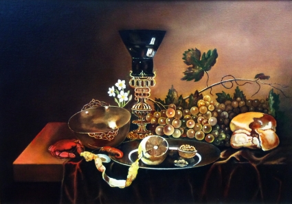 Картина Натюрморт с виноградом