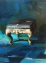 Картина «Старинный пуфик», художник Моисеенко Мария, 0 грн.