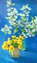 Картина «Весняні букети», художник СС, 0 грн.