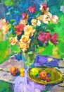 Картина «Рожеві троянди», художник Перета Вячеслав, 0 грн.