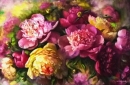 Картина «Рожеві півонії», художник Рудницкая Жанна, 0 грн.