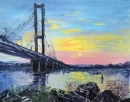 Картина «Московский мост П.З.», художник Лукинов Александр, 0 грн.