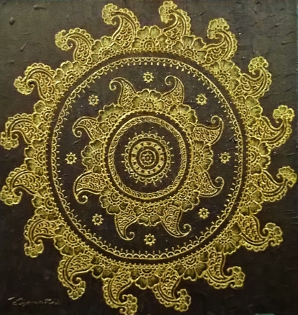 Картина Золотое колесо 
