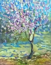 Картина «Цветущий персик», художник Кондурова Марина, 0 грн.