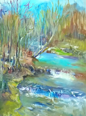 Картина Річка Карпати