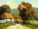 Картина «Сільська вуличка», художник Покотило Р.В., 0 грн.