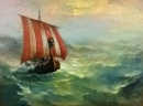 Картина «Корабль у морі», художник Покотило Р.В., 0 грн.