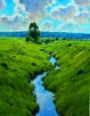 Картина «Лугова річка», художник Касум Касимов, 0 грн.