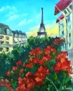 Картина «Париж в цветазх», художник Росоха Кристина, 0 грн.