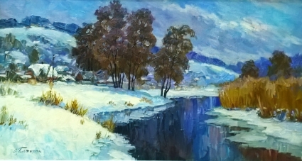 Картина Зимовий пейзаж