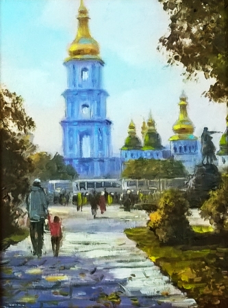 Картина Киев. Миниатюра