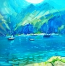 Картина «Черногория. Яхты -20%», художник ДИ, 0 грн.