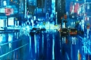 Картина «Ночной город», художник Гой Григорий, 0 грн.