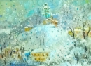 Картина «Андреевская церковь», художник Пуханова Лариса, 0 грн.