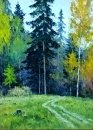 Картина «Лісова галявина», художник Лещук Николай, 0 грн.