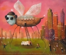 Картина «Транмагистральные комары», художник Литовка Дмитрий, 0 грн.