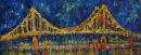 Картина «-20% Пешеходный мост. Киев», художник Пуханова Лариса, 0 грн.