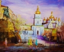 Картина «Софиевская площадь», художник ПЯ, 0 грн.