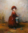 Картина «Маленькая барабанщица», художник Малыш Сергей, 0 грн.