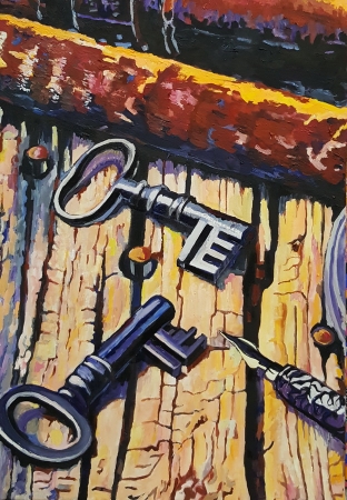 Картина Натюрморт с ключами