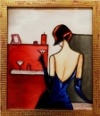 Картина «Вечерний коктейль», художник БЕЛО, 1200 грн.