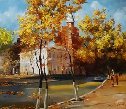 Картина Романтика осеннего Киева