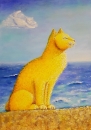 Картина «Солнечный кот», художник ЖА, 0 грн.