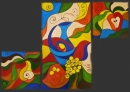 Картина «Яблоки, груша и виноград», художник Маслакова Лилия, 0 грн.