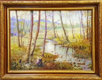 Картина Лесной ручей