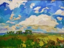 Картина «Облака», художник Мария Моисеенко, 12000 грн.